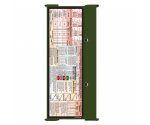 WhiteCoat Clipboard® Trifold - Army Green Food Industry Edition